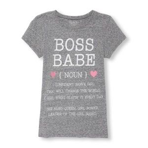 The Children’s Place Boss Babe Tee